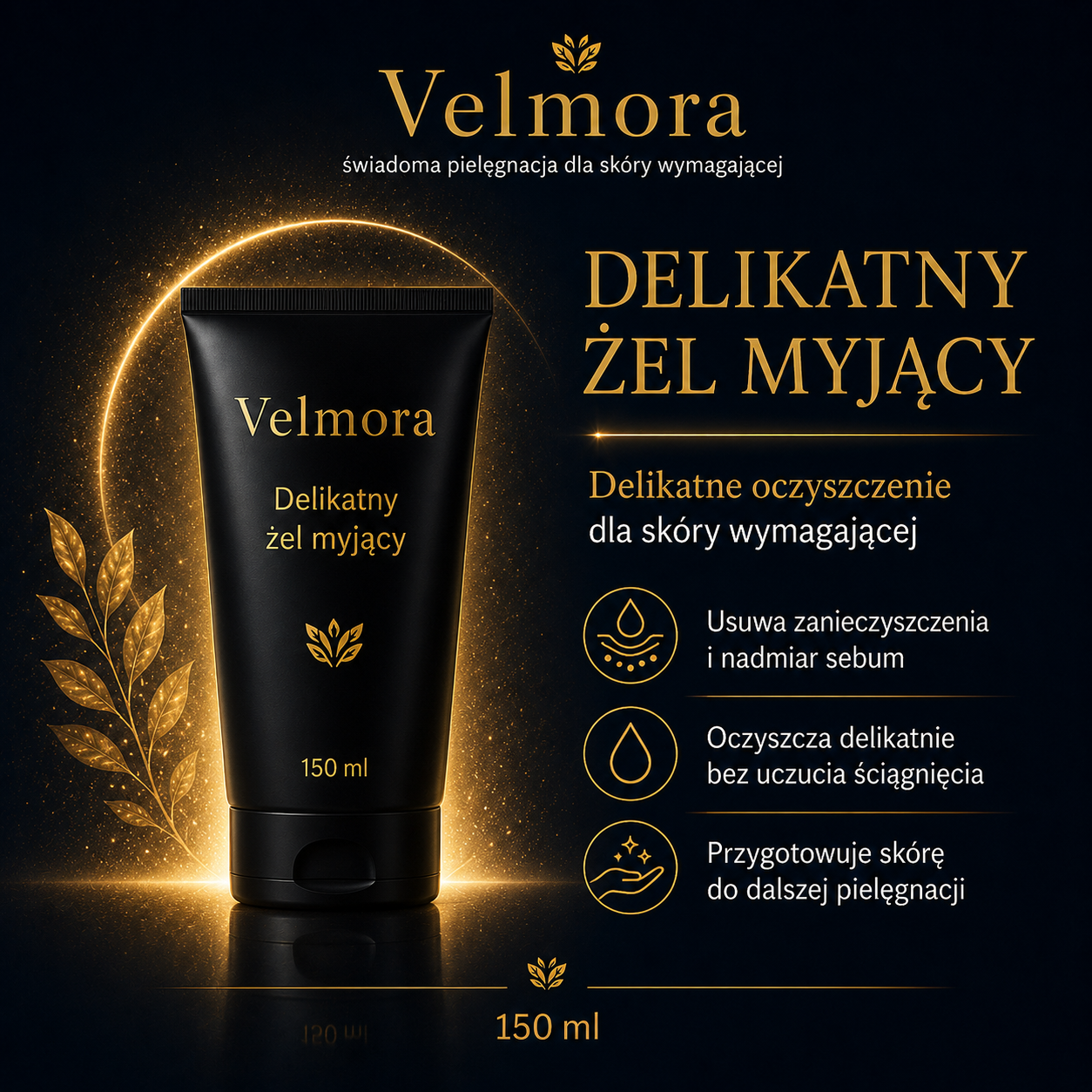 Velmora Delikatny Żel Myjący